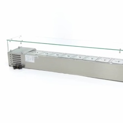 Vitrină pentru ingrediente 9x GN1/3 - Img 3