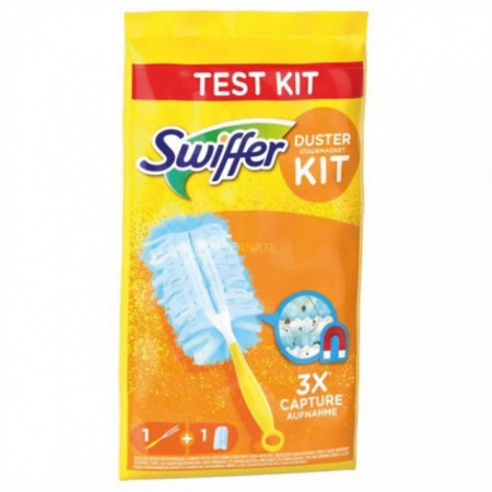 Pamatuf pentru curatarea prafului Swiffer Duster Kit 1 maner + 1 rezerva