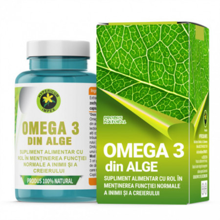 Capsule omega 3 din alge 60cps