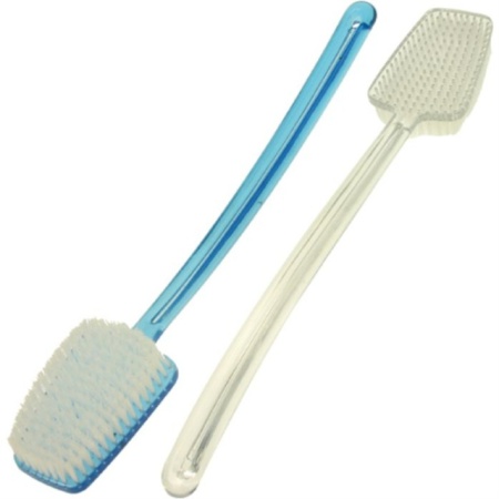 Perie de baie cu maner de plastic 42cm