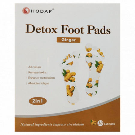 Plasturi detoxifianti pentru talpi - Ghimbir 10 buc