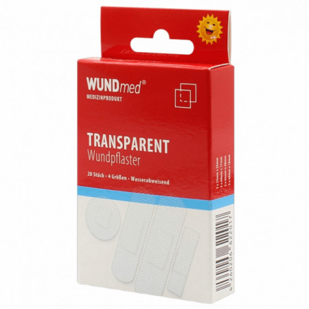 Plasturi transparenti combinati x 20 buc