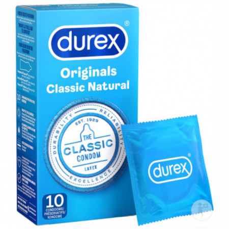 Prezervative Durex Clasic Natural 10 buc