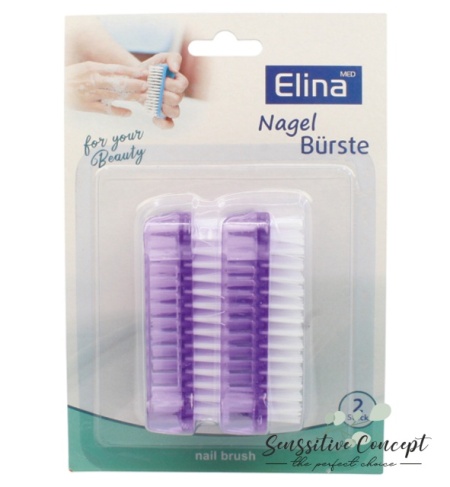 Set 2 perii pentru maini si unghii 8.5*3*3cm Elina Med