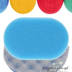 Burete oval masaj și baie Elina Med, 14x9x4.5cm, Culori Mixte (Roz, Galben, Albastru, Verde)