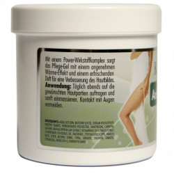 Gel Anti-celulitic Krauterhof, 250ml – Tratament pentru Reducerea Aspectului de „Coajă de Portocală” – Efect Termic de Încălzire și Netezire – Cu Carnitină și Extracte de Plante – Calitate Germană - Img 3