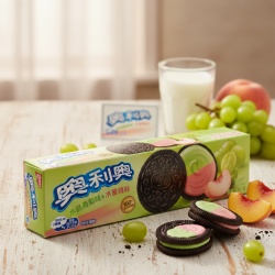 OREO cu aroma de struguri si piersica 97gr - Img 2