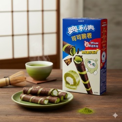 OREO rulouri cu crema de matcha 50gr - Img 2