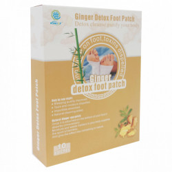 Plasturi detoxifianti pentru talpi cu ghimbir 10 bucati Henan
