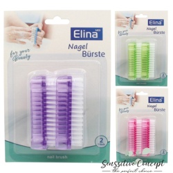 Set 2 perii pentru maini si unghii 8.5*3*3cm Elina Med - Img 2