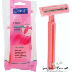 Aparat de ras de unica folosinta pentru femei, set 5 bucati, Elina Med