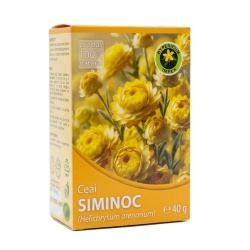 Ceai de Siminoc (Helichrysum arenarium), Hypericum, 100% Natural, Vrac, 40g