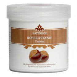 Cremă cu Extract de Castane Naturhof, 250ml, Efect Revigorant pentru Picioare Obosite, Stimulează Circulația și Calmează Senzația de Greutate, Calitate Premium Germania