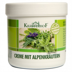 Cremă Krauterhof cu Ierburi Alpine, 250ml – Balsam Revigorant și Relaxant pentru Corp – Hidratare Intensă și Calmare Musculară – Formulă Tradițională cu Extracte Naturale – Calitate Germană