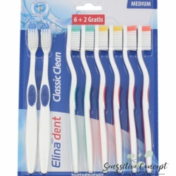 Periuta de dinti Clasic Clean 6+2 Elina Dent
