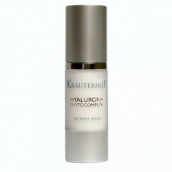 Ser Intensiv Krauterhof Hyaluron+ Phytocomplex, 30ml – Tratament Concentrat de Hidratare și Umplere – Acid Hialuronic și 7 Extracte Naturale – Efect Anti-Aging și Luminozitate – Calitate Germană