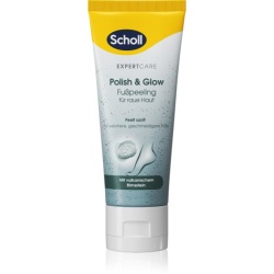 Crema Exfolianta pentru Picioare Scholl ExpertCare Polish & Glow, cu Piatra Ponce Vulcanica, Elimina Pielea Intarita si Aspra, pentru Calcaie Fine si Catifelate, 75 ml