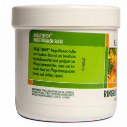 Unguent cu Gălbenele și Vaselină Krauterhof, 250ml – Cremă Reparatoare pentru Piele Sensibilă, Uscată și Crăpată – Efect Calmant, Cicatrizant și Protector – Calitate Germană conform Standardelor Farmaceutice - Img 2