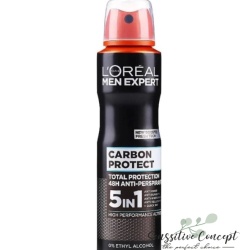 Antiperspirant 48h L'Oreal Men Expert Carbon Protect 5 in 1, 150 ml
