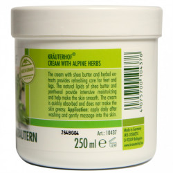 Cremă Krauterhof cu Ierburi Alpine, 250ml – Balsam Revigorant și Relaxant pentru Corp – Hidratare Intensă și Calmare Musculară – Formulă Tradițională cu Extracte Naturale – Calitate Germană - Img 3