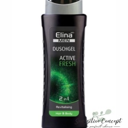 Gel de dus pentru barbati 2in1 Active Fresh Elina Med 300ml