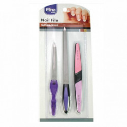 Pile pentru unghii set 3 buc Elina Med