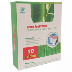 Plasturi detoxifianti pentru talpi cu bambus 10 bucati Henan