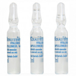 Set 14 Fiole cu Acid Hialuronic Krauterhof, 14 x 2ml – Tratament Intensiv de Hidratare, Umplere Riduri și Regenerare – Complex Hyaluron+ Phytocomplex – Cură pentru 14 Zile – Calitate Germană - Img 2