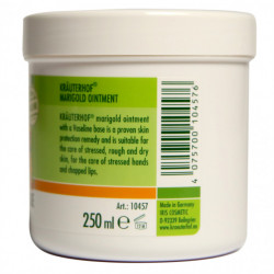 Unguent cu Gălbenele și Vaselină Krauterhof, 250ml – Cremă Reparatoare pentru Piele Sensibilă, Uscată și Crăpată – Efect Calmant, Cicatrizant și Protector – Calitate Germană conform Standardelor Farmaceutice - Img 3