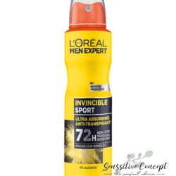 Antiperspirant 72h L'Oreal Men Expert Invincible Sport, 150 ml