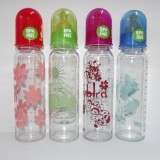 Biberon sticla 250 ml - tetina silicon (0-7 luni)