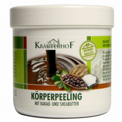 Exfoliant de Corp Krauterhof cu Cacao și Unt de Shea, 400g – Scrub Delicat cu Particule de Zahăr pentru O Piele Catifelată și Hidratată – Efect de Regenerare și Parfum Irezistibil – Calitate Germană
