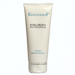 Gel de Curățare Krauterhof Hyaluron+ Phytocomplex, 200ml – Curățare Delicată și Hidratare Intensă cu Acid Hialuronic și 7 Extracte Naturale – Pentru Toate Tipurile de Ten – Calitate Germană - Img 1