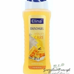 Gel de dus si sampon 2in1 Vitality Care Elina Med 300ml