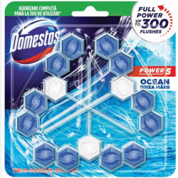 Odorizant toaleta Domestos Power 5 Ocean 3*55 g