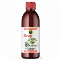 Sirop vitamina C cu coacaze negre fara zahar 500ml