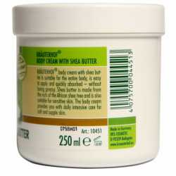 Cremă de Corp Krauterhof cu Unt de Shea, 250ml – Hidratare Intensă și Nutriție pentru Piele Uscată și Sensibilă – Protecție și Elasticitate – Calitate Germană - Img 3