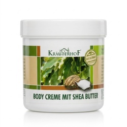 Cremă de Corp Kräuterhof cu Unt de Shea (Shea Butter), 250ml – Hidratare Intensă și Îngrijire pentru Piele Uscată