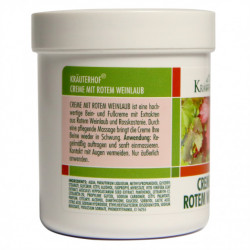 Cremă Krauterhof cu Castane și Frunze de Viță de Vie Roșie, 100ml – Tratament Revitalizant pentru Picioare Grele – Stimulează Circulația și Tonifică Venele – Format Practic în Tub – Calitate Germană - Img 3