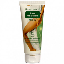 Ser Anti-Celulitic Krauterhof, 100ml – Tratament Intensiv pentru Reducerea Aspectului de Coajă de Portocală – Formulă Puternică cu Liporedux, Cafeină și Carnitină – Efect de Modelare și Fermitate – Calitate Germană
