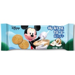 Biscuiți Disney Mickey Mouse, aromă de cocos și lapte, 54g