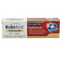 Cremă adezivă pentru proteză dentară Kukident Professional HaftSchutz, Extra Stark, 40g