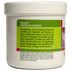 Cremă de Corp Krauterhof cu Ulei de Măceșe, 250ml – Hidratare Intensă, Regenerare și Elasticitate – Ideală pentru Piele Uscată și Prevenirea Semnelor de Îmbătrânire – Calitate Germană - Img 2