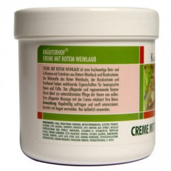 Cremă Krauterhof cu Castane și Frunze de Viță de Vie Roșie, 250ml – Tratament Revitalizant pentru Picioare Obosite și Grele – Stimulează Circulația și Întărește Venele – Calitate Germană - Img 2