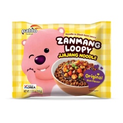 Tăieței Instant Paldo Zanmang Loopy, Jjajang Noodle (Sos de fasole neagră), 110g
