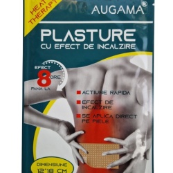 Plasture cu efect de incalzire Augama 12x18 cm