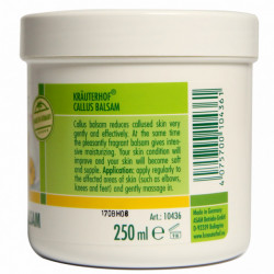 Cremă Anti-Calus Krauterhof, 250ml – Tratament Intensiv pentru Piele Îngroșată, Bătături și Călcâie Crăpate – Formulă cu Acid Salicilic și Extracte de Plante – Calitate Germană - Img 2