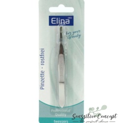 Penseta profesionala 8,5 cm din otel inoxidabil pe blister Elina Med
