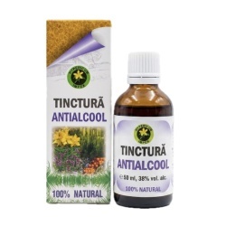 Tinctură Antialcool Hypericum, Suport Natural pentru Reducerea Dependenței, 100% Naturală, 50 ml