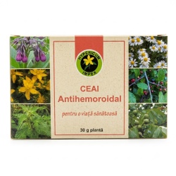 Ceai Antihemoroidal Hypericum Impex Vrac - 30g, Amestec Tradițional de Plante Românești